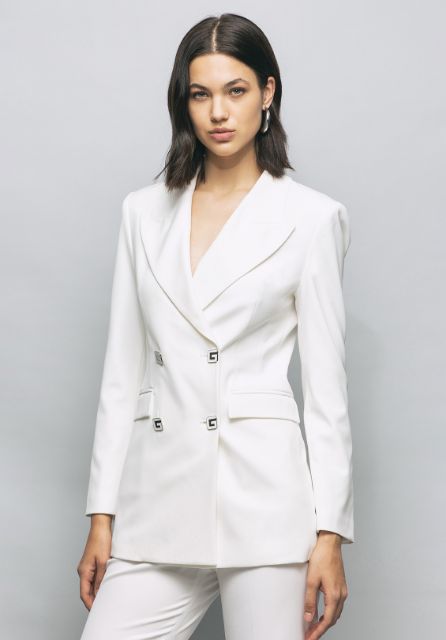 Picture of Single -breasted jacket white