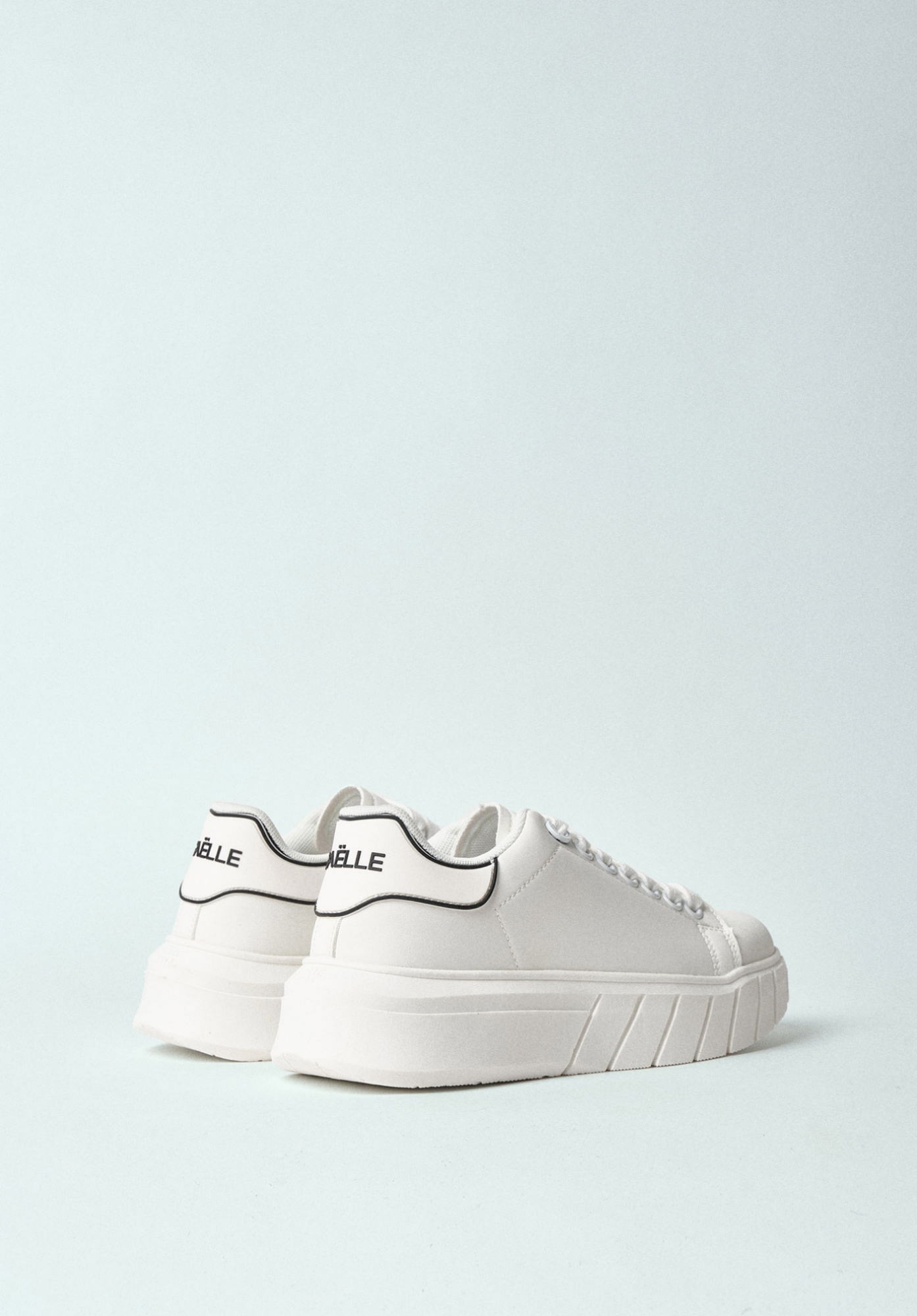 Sneakers New Addict In Ecopelle Bianco