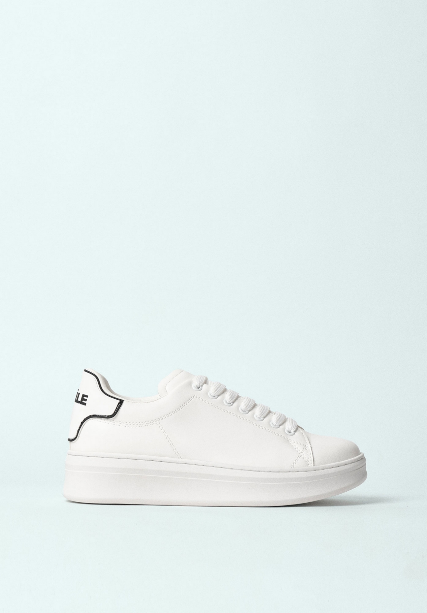 Sneakers Addict In Ecopelle Bianco