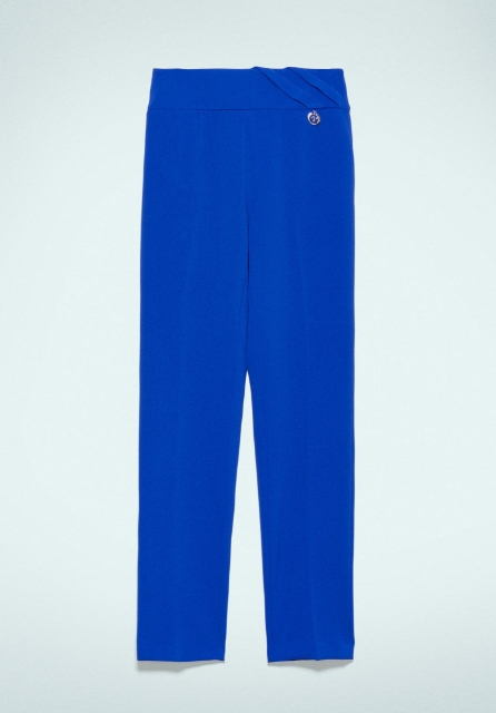 Pantalone A Zampa In Cady Bluette