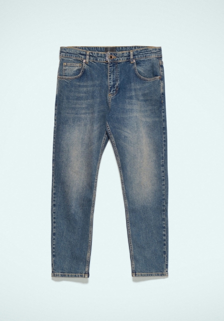 Jeans Skinny In Denim Blu