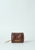 Mini Wallet In Ecopelle Marrone
