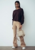 Picture of Wide Shopper In faux leather Beige