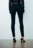 PANTALONE SKINNY CARRY OVER IN DENIM CON LOGO PASSANTE
