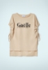 T-SHIRT LOGO PARICOLLO CON COULISSE ALLA MANICA