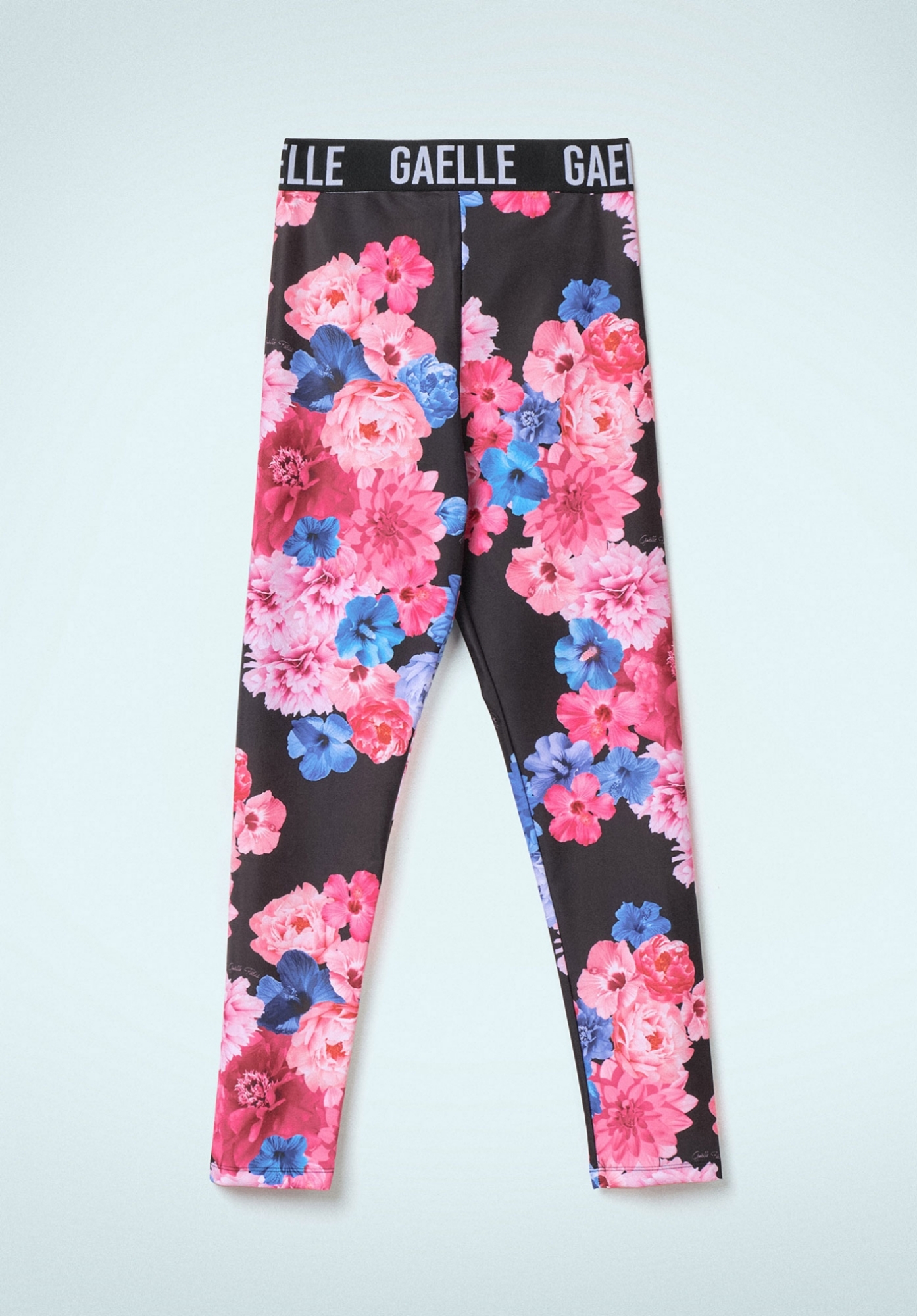 LEGGINGS ALLOVER CON ELASTICO LOGATO IN VITA
