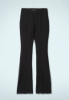 PANTALONE SVASATO CON SPACCO IN CADY