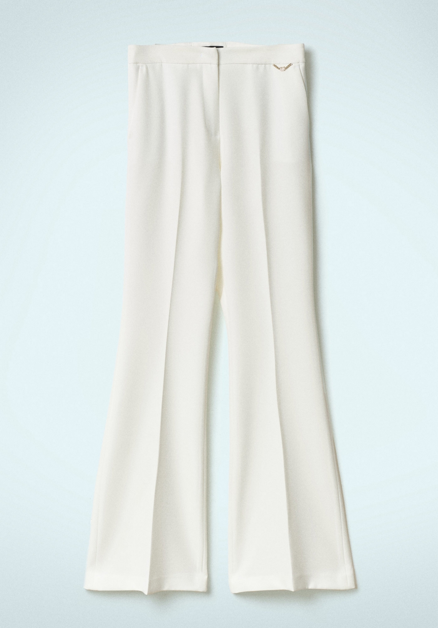 PANTALONE A ZAMPA IN CADY