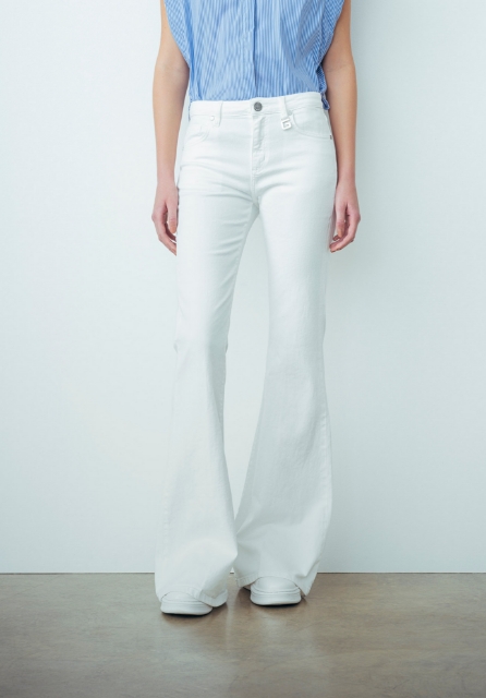 Pantalone A Zampa Bianco