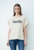 T-Shirt Logo Paricollo Sabbia
