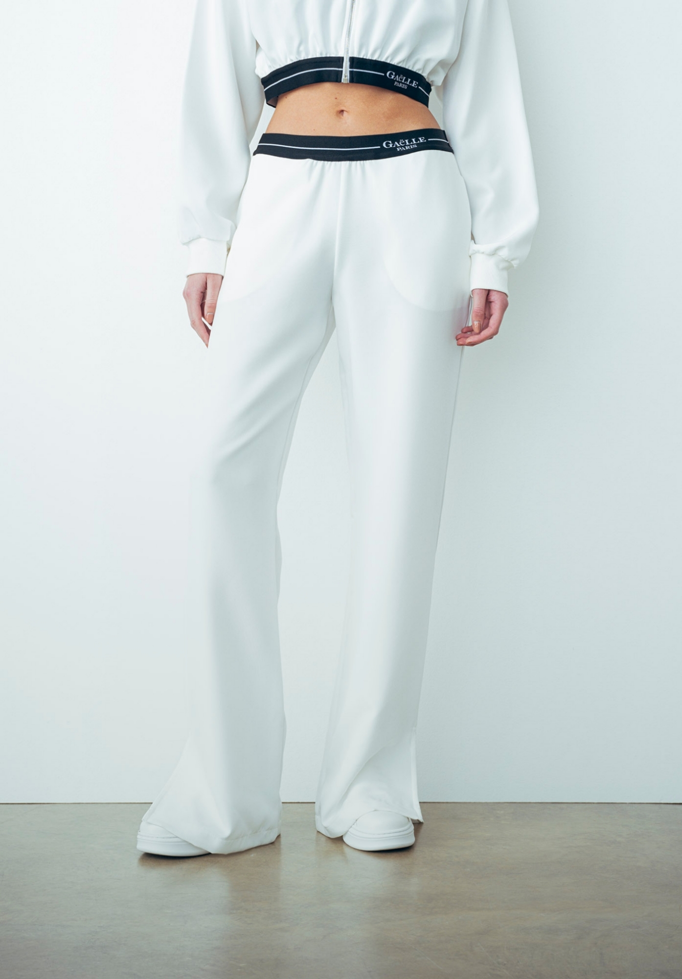 Pantalone Jogger Bianco