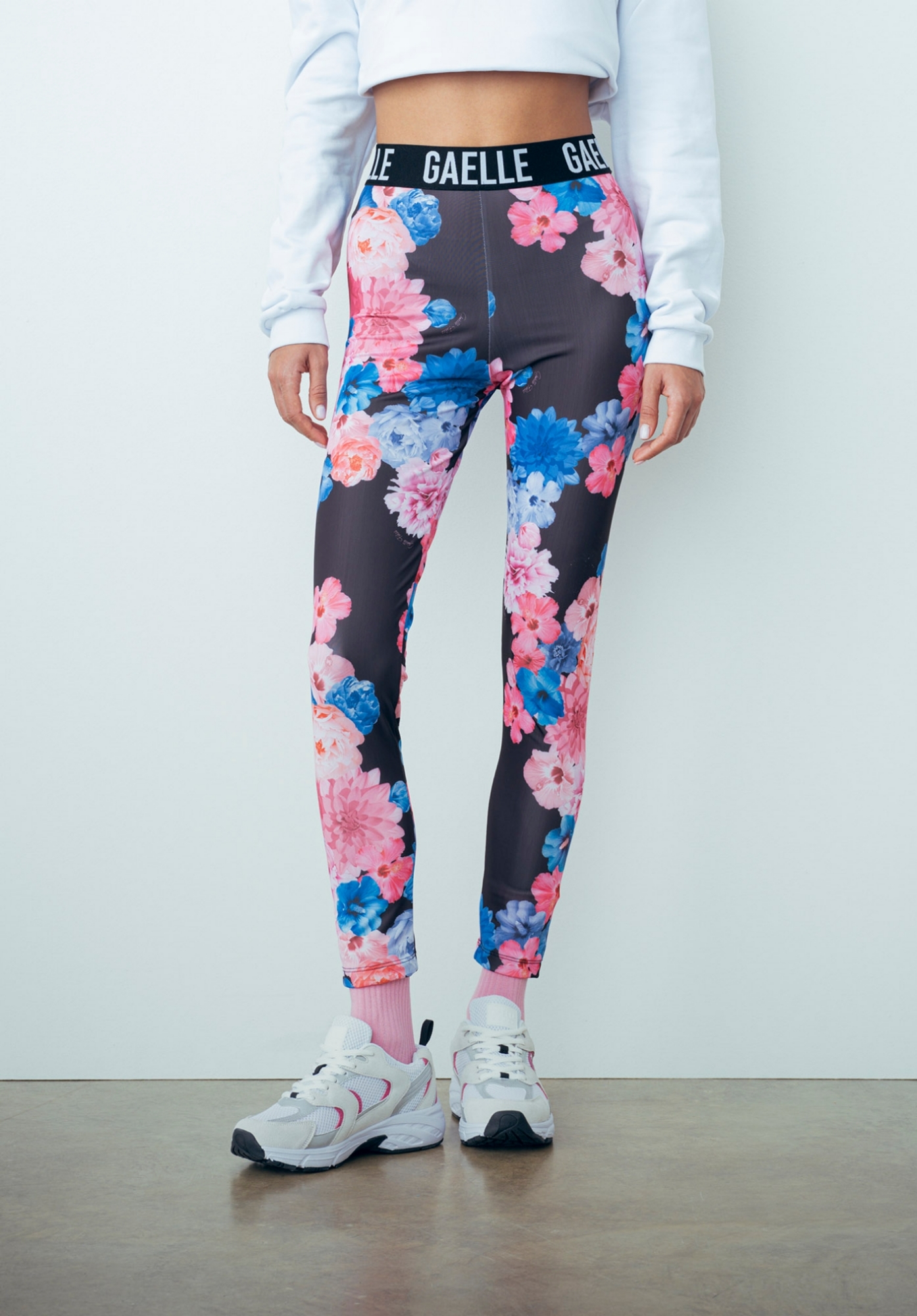 Leggings Allover Elastico Nero