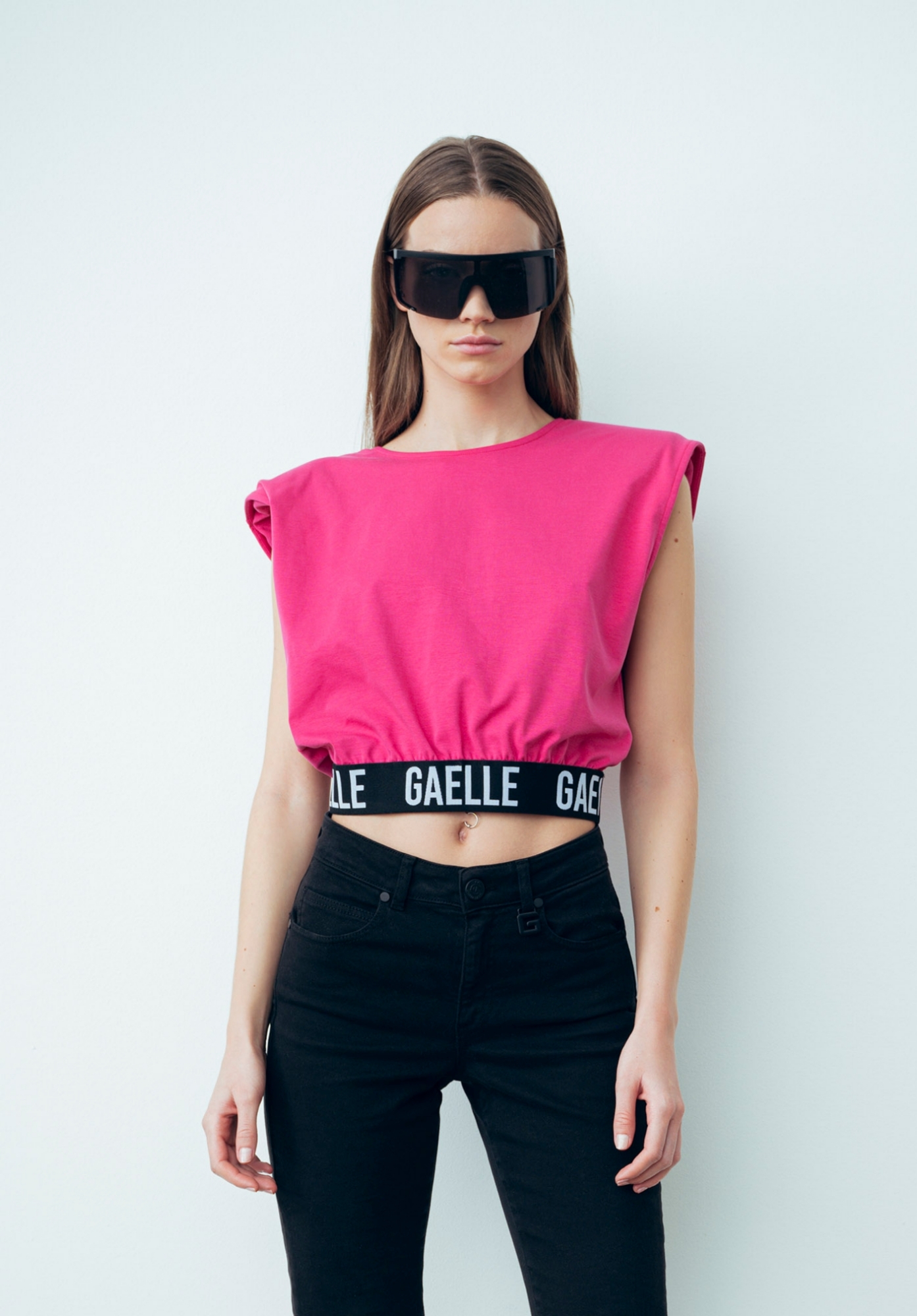 T-Shirt Cropped Fucsia
