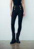 Leggings A Vita Alta Nero