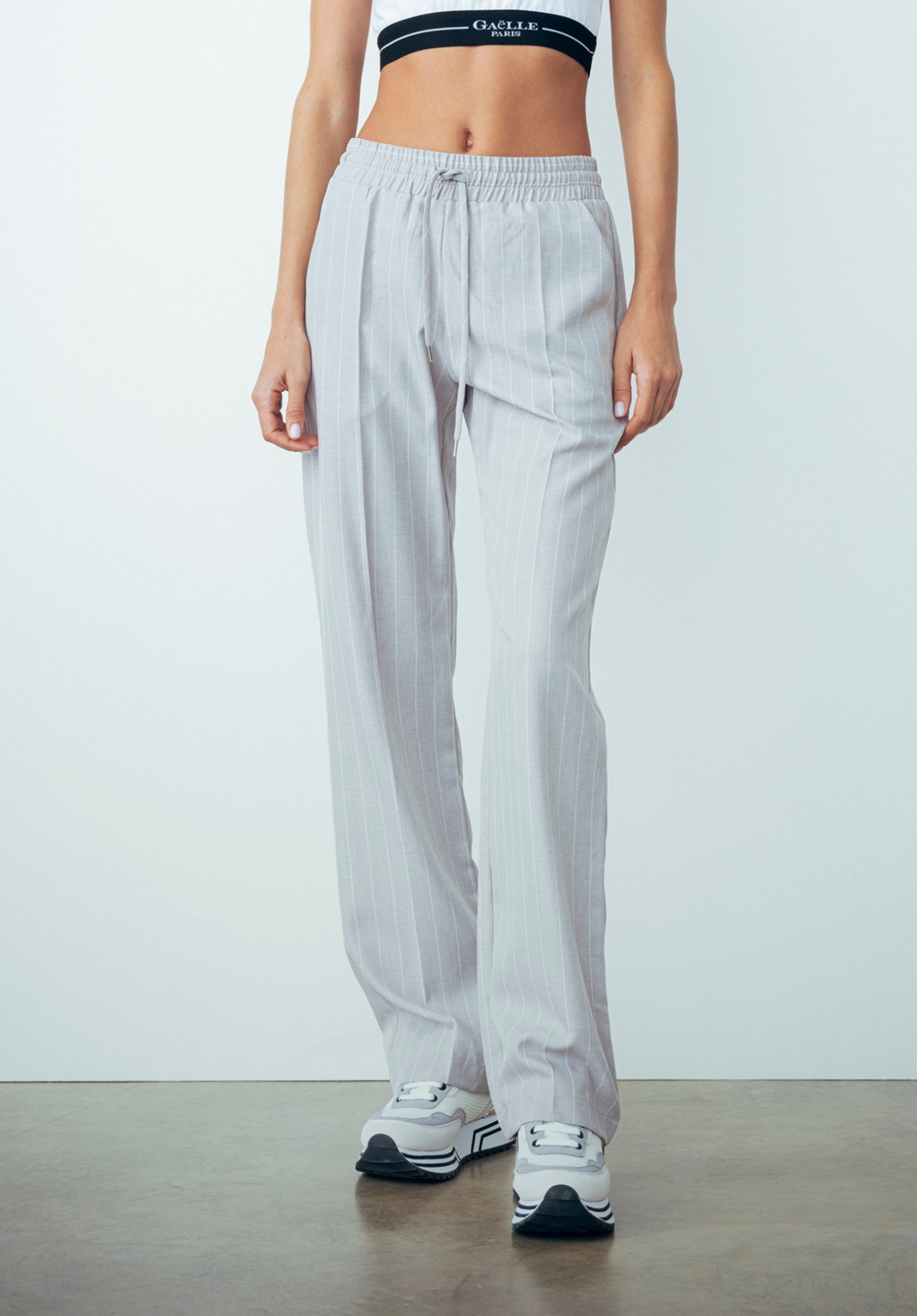 Pantalone Coulisse Grigio