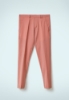 Pantalone Slim Vita Bassa Con Tasca Americana Rosa