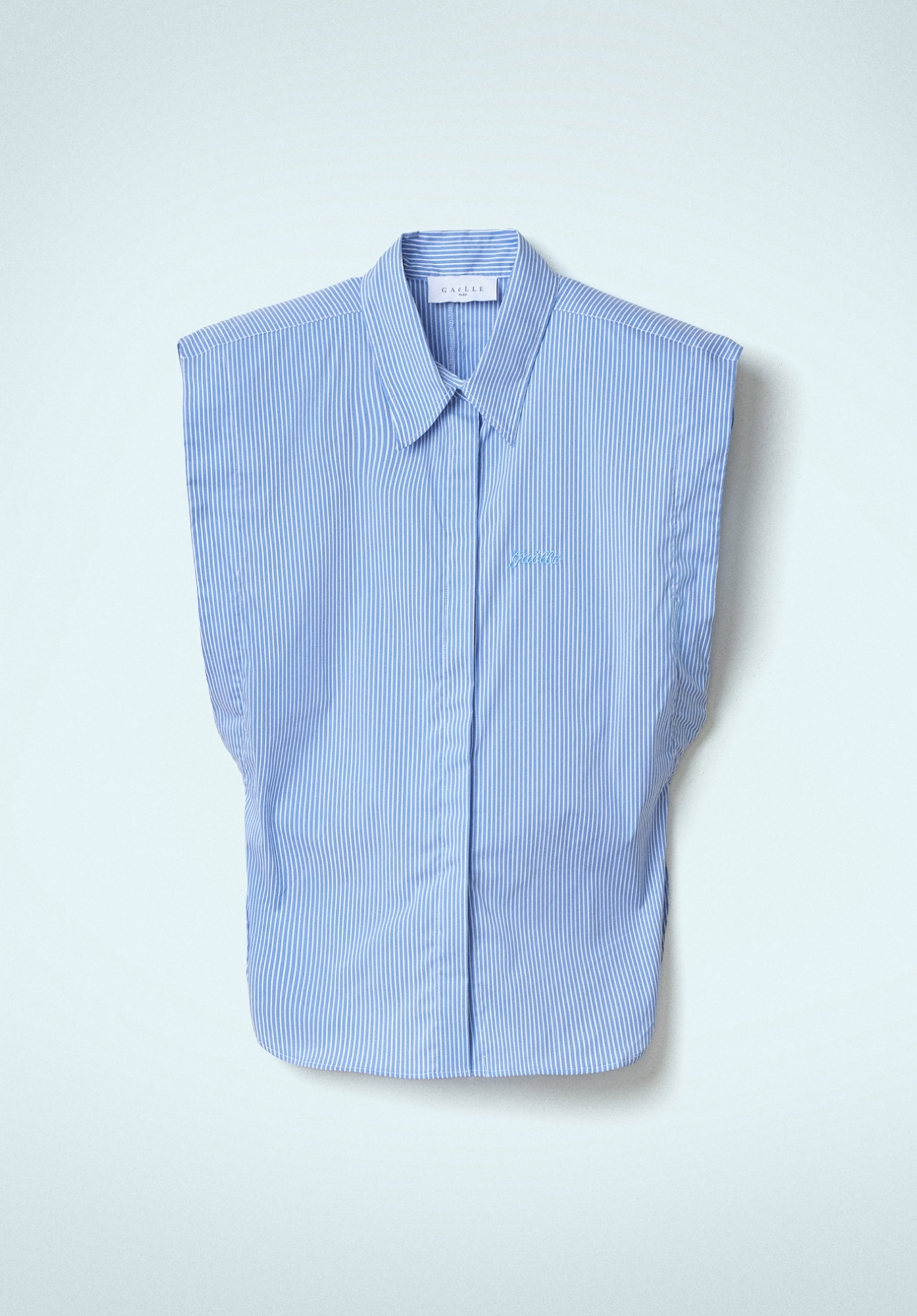 Camicia Smanicata Celeste