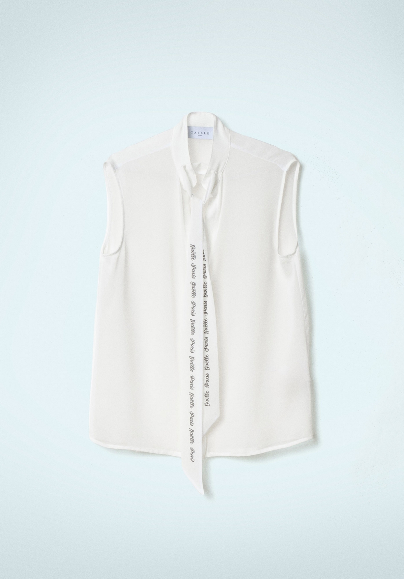 Camicia In Chiffon Smanicata Off White