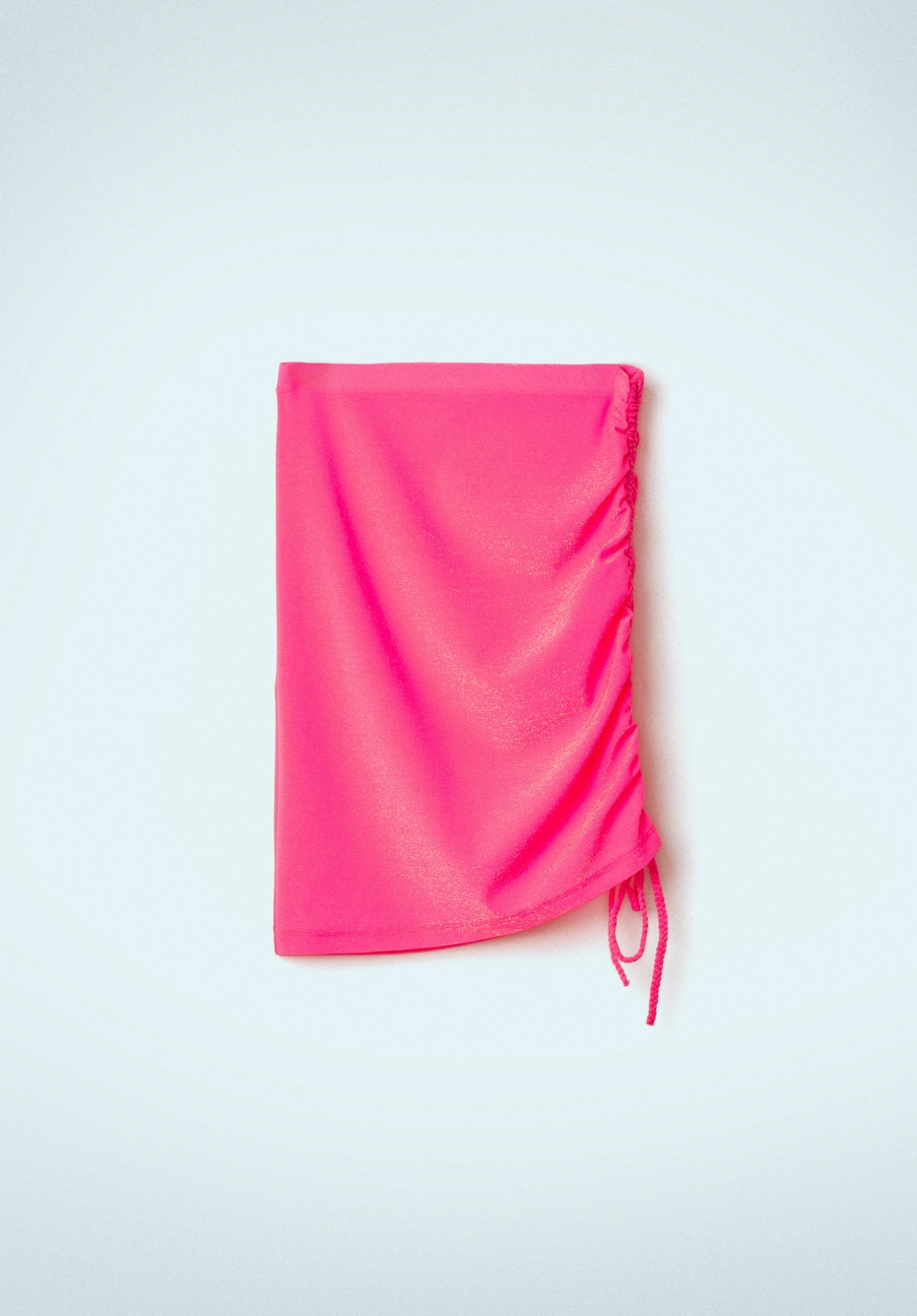 Minigonna Coulisse Laterale Rosa