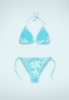 Bikini Triangolo In Ciniglia Verde Acqua