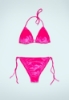 Bikini Triangolo In Ciniglia Fucsia