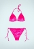 Bikini Triangolo In Ciniglia Fucsia