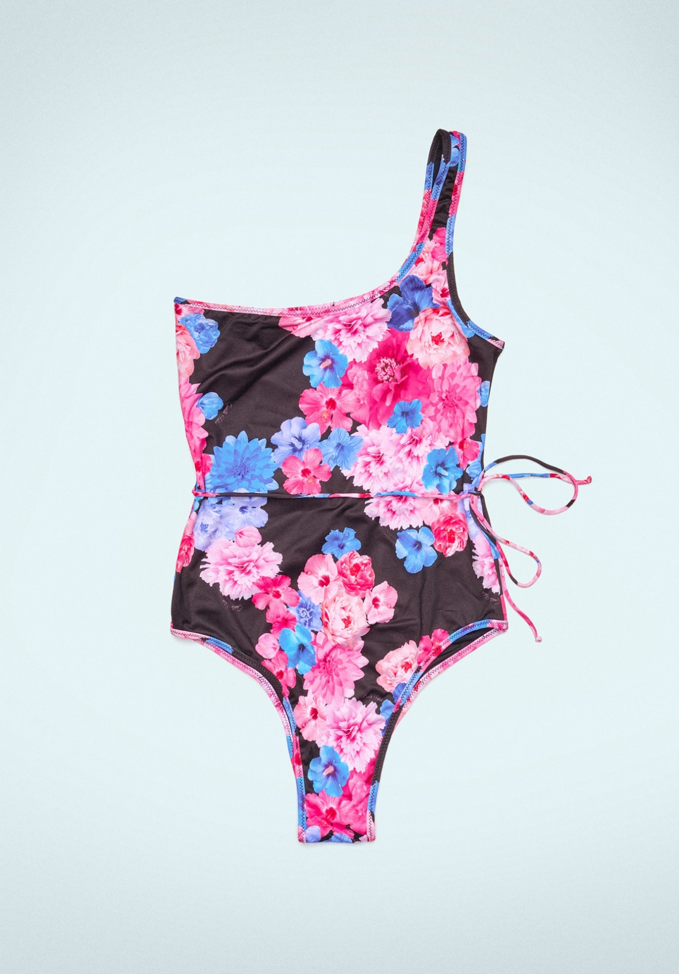 Monokini Monospalla In Lycra Nero