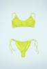 Bikini Fascia In Lycra Giallo