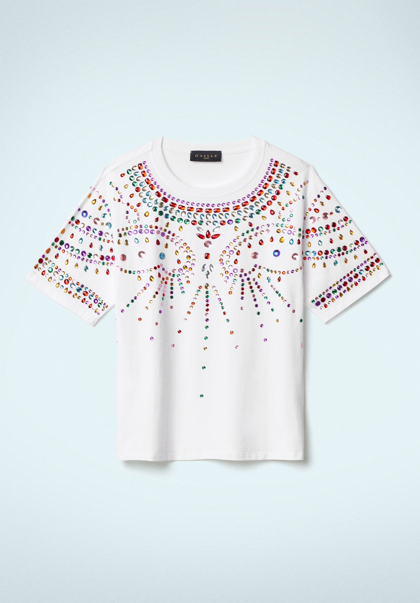 T-Shirt Paricollo Bianco