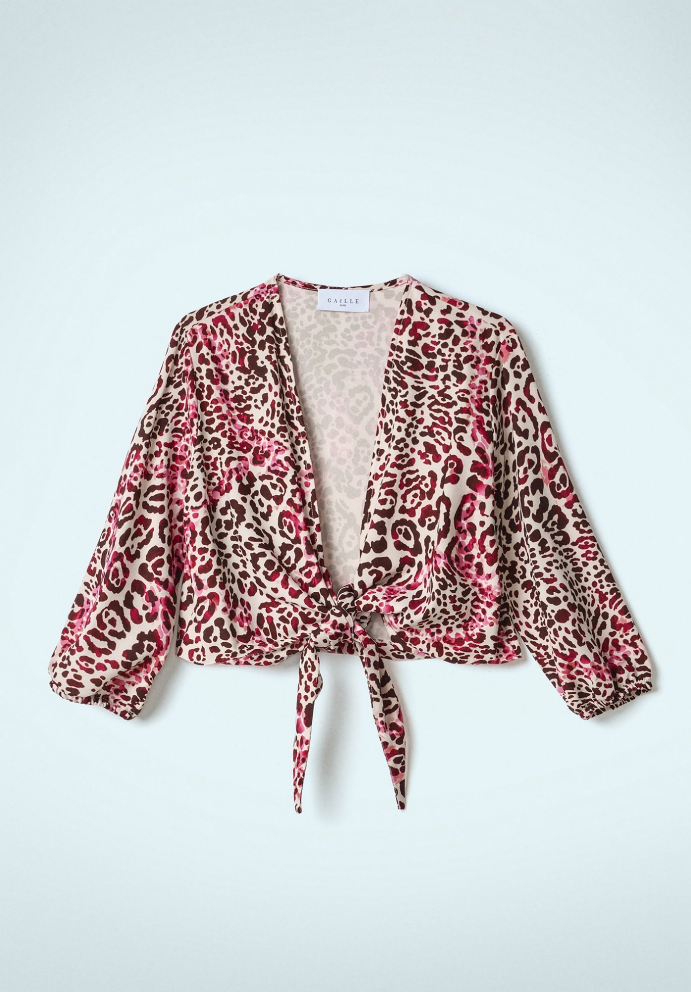 TOP IN GEORGETTE COIN ALLACCIATURA NODO SUL DAVANTI