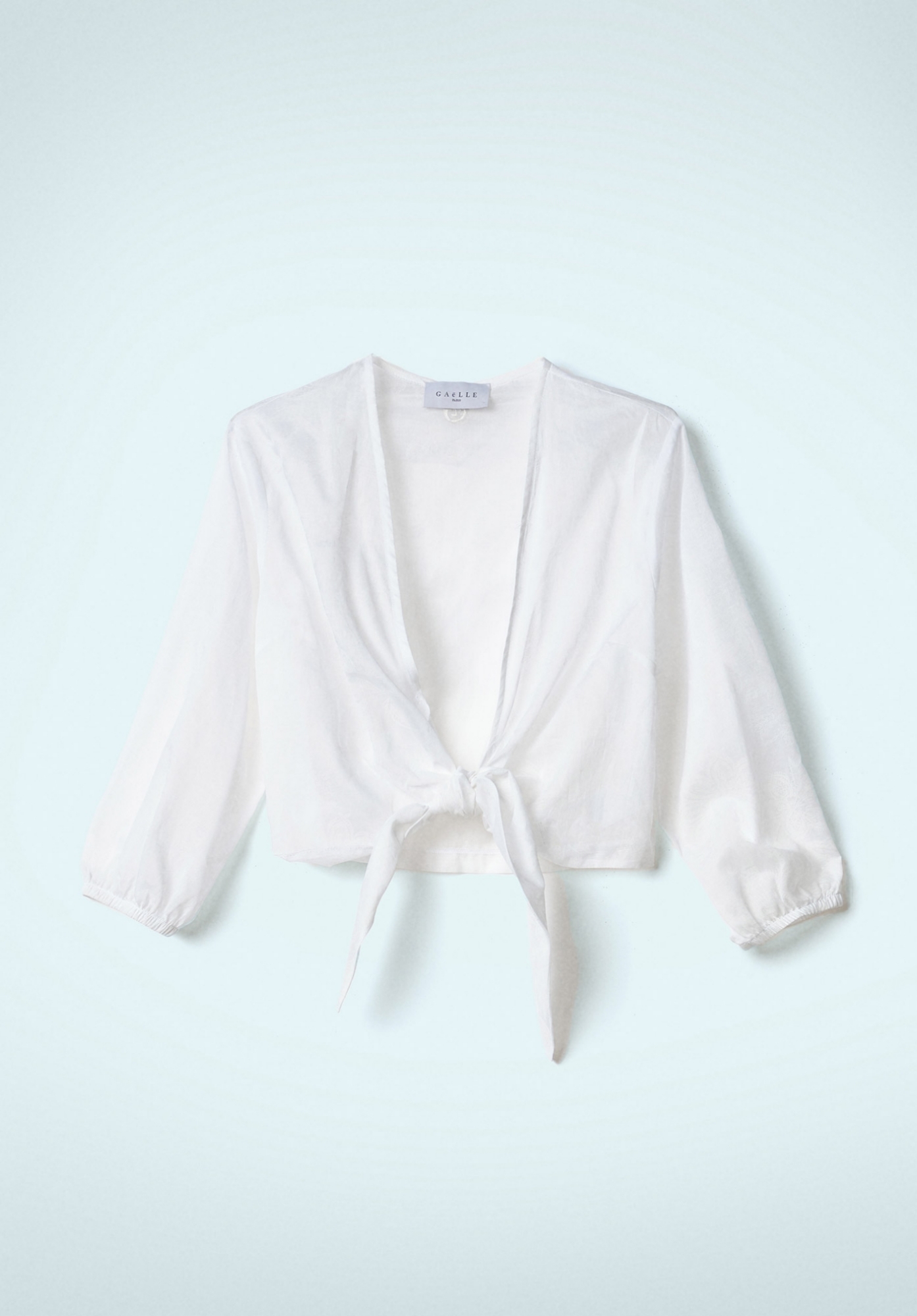 TOP IN GEORGETTE COIN ALLACCIATURA NODO SUL DAVANTI