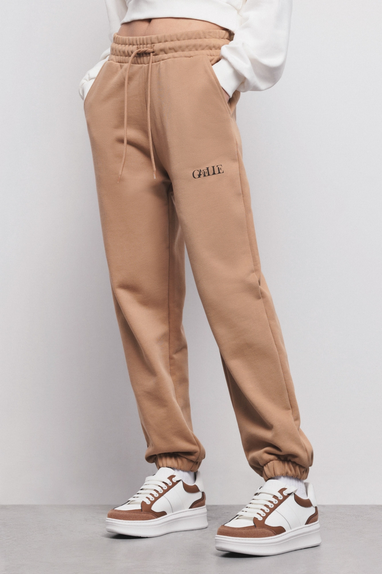 Pantalone Jogger Cammello GAABW01202 PTTF0019 GEN CAMM AI24 GAABW GA PRAI