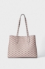 Immagine di Maxi Shopper In Ecopelle Saffiano Cammello