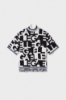 Pullover Dolcevita Con Manica Svasata Nero Offwhite