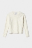 Pullover Manica Lunga Fantasia Allover Off White
