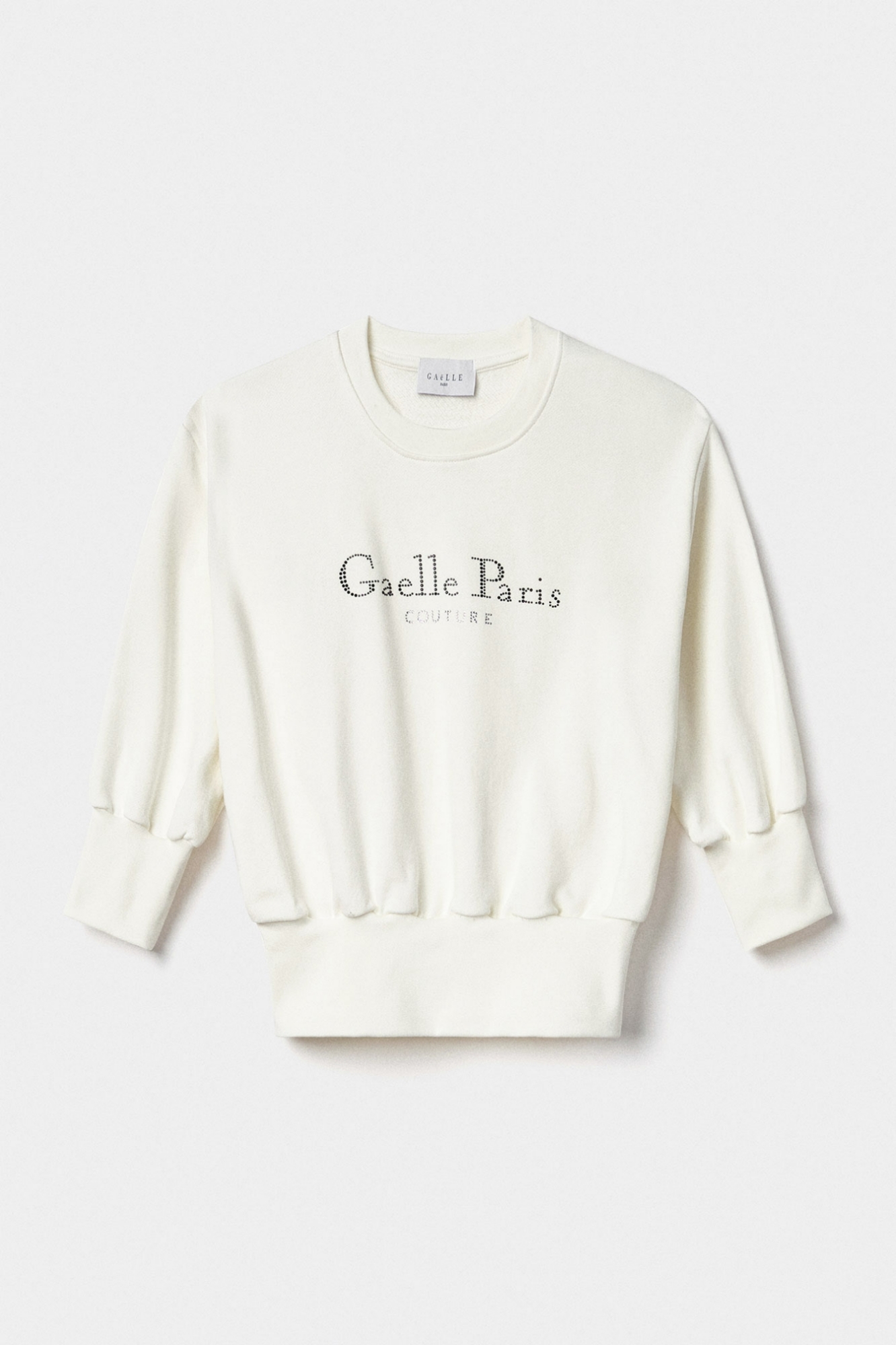 Felpa Con Logo In Strass Off White