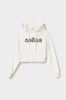 Felpa Cropped Off White