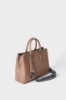Maxi Shopper Con Tracolla Logata Jaquard Cammello