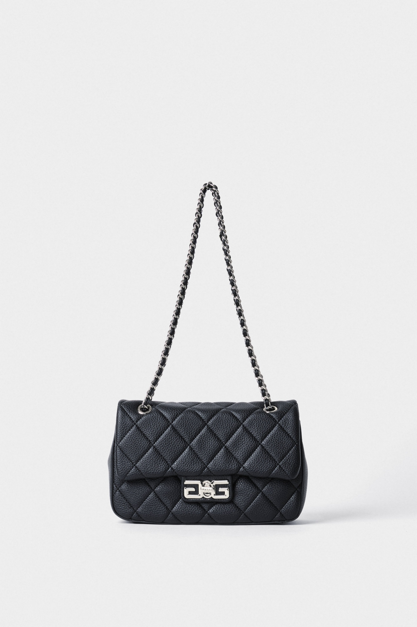 Reg Shoulder Strap Con Matelassè Nero