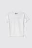 T-shirt in jersey paricollo • Bianco