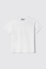 T-shirt in jersey paricollo • Bianco