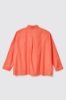 Camicia over con tasche in popeline • Arancio