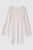 Mini abito in maglia • Off white