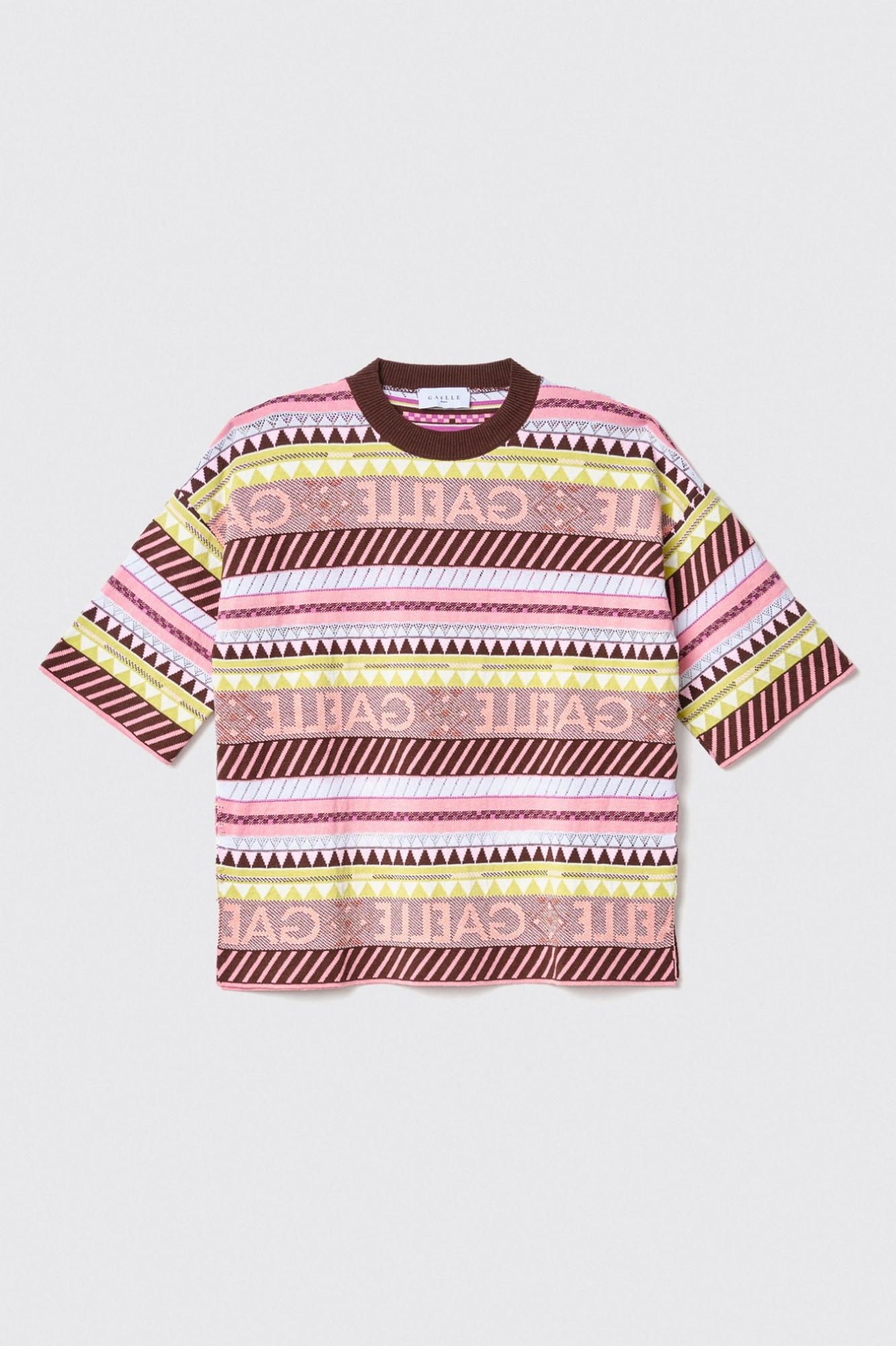 Maxi maglia jacquard • Multicolor