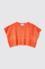 Crop in maglieria • Arancio
