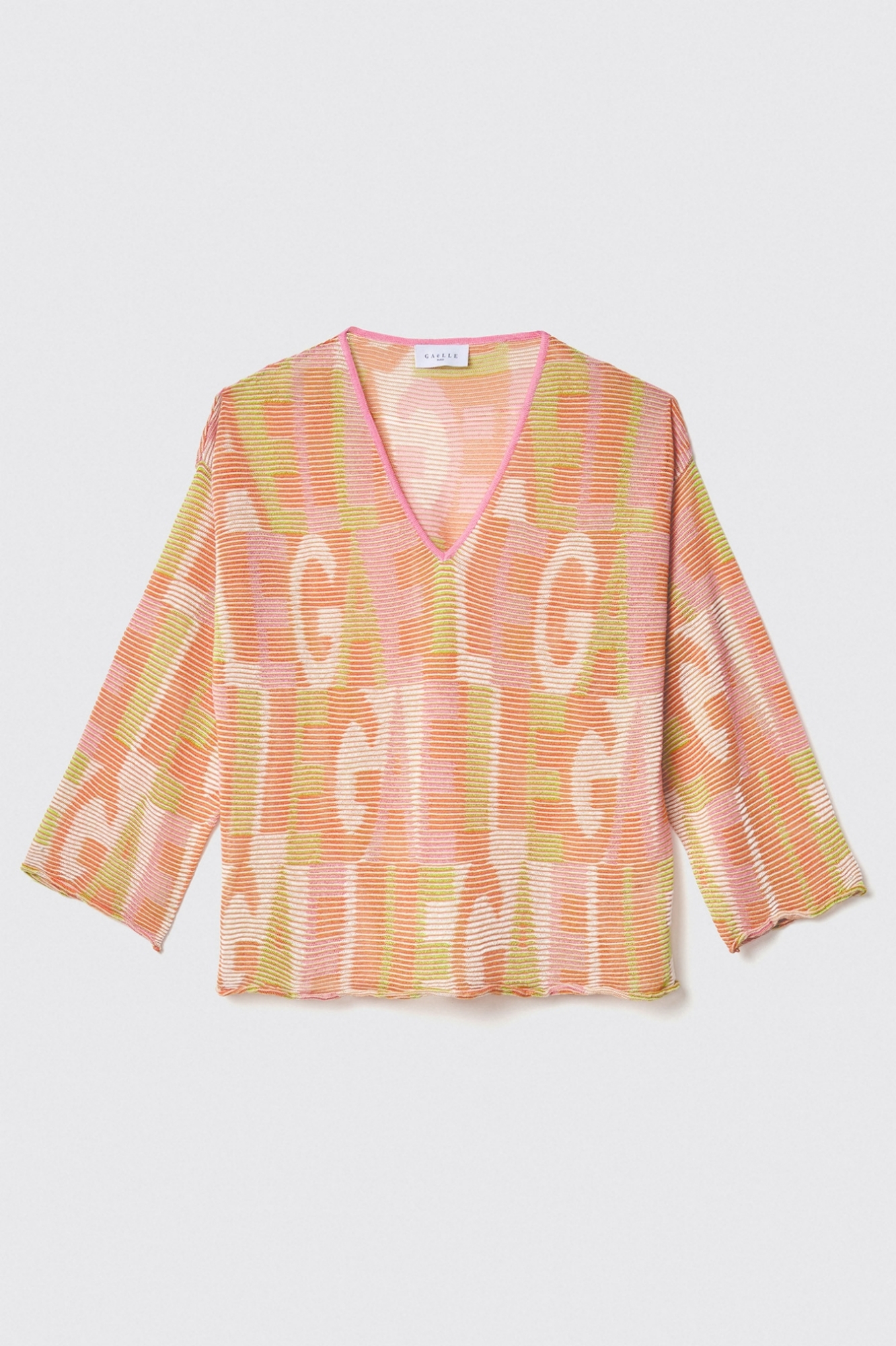 Maxi maglia con logo • Multicolor