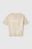 Maglia con logo • Madreperla