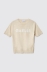 Maglia con logo • Madreperla
