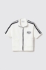 Felpa zippata collo alto • Bianco
