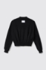 Bomber cropped zippato • Nero